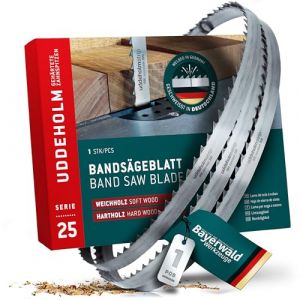 Bayerwald Uddeholm lame de scie à ruban à pointes dentées trempées - 3380 x 15 x 0.5 x 6 / pour tous les types de bois courants/bande de scie adaptée à Elektra Beckum. Einhell. Metabo et bien d'autres (Sawblade King, neuf)