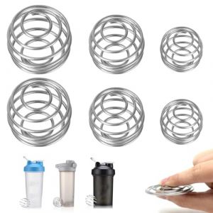 IKOPFLN 6 pièces melangeur Anti grumeaux biberon,Shaker proteine INOX,pour Petites Bouteilles d'eau (31/40/48 cm) (IKOPFLN, neuf)