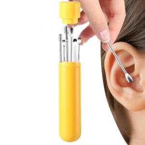 Kit de retrait de saindoux - Brosse en &agrave; 360 degr&eacute;s - Cuill&egrave;re &agrave; enlever le saindoux - Pour femmes, filles, adolescents, maison, &eacute;cole, voyage (HongGuoShangMao, neuf)