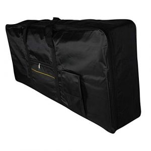 didatecar Étui De Piano Électronique À 61 Touches Clavier Housse Étui Sac De Protection pour Synthétiseur Piano Électrique Padded Case Housse, Tissu Oxford Imperméable, 99.5x40x13cm (kaiserk, neuf)