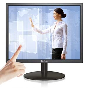 Moniteur de caméra de sécurité à écran Tactile de 17 Pouces Écran LCD de Surveillance TV Connexion Multifonction HDMI AV BNC VGA Terminal d'entrée USB Moniteur d'ordinateur de 1280 x 1024 Full HD (Wonderful OK, neuf)