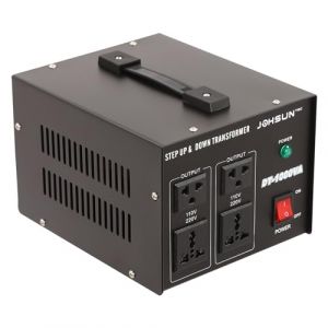 MINRS Convertisseur de tension 110 V USA Convertisseur de tension Convertisseur annulaire Transformateur 800 W Transformateur &ndash; Entr&eacute;e : 110 V ou 220 V / Sortie : 110 V et 220 V avec interruption (Linrsy, neuf)