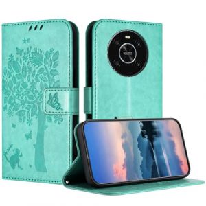JayModCase Coque pour Huawei Honor Magic 4 Lite/X30/X9 5G/4G, Coque Portefeuille Housse Cuir avec Porte Cartes et béquille Fermeture magnétique Étui pour Huawei Honor Magic 4 Lite - Vert Clair (HXM STORE - EU, neuf)