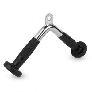 VirtuFit Barre de triceps, barre en V, accessoire de c&acirc;ble LAT, barre de sertissage pour triceps, barre en forme de V avec poign&eacute;e molet&eacute;e diamant&eacute;e, accessoires de musculation (Fitwinkel, neuf)