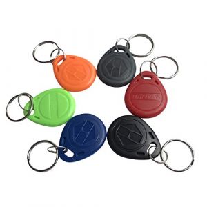 Yarongtech, Lot de 10 porte-cl&eacute;s de proximit&eacute; avec syst&egrave;me RFID, 125 kHz, EM4100, lecture seule (Yarong Tech RFID, neuf)