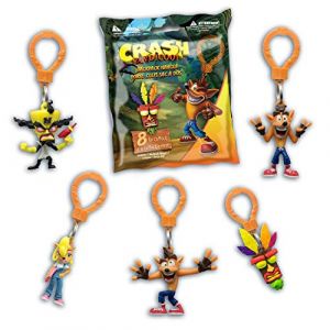 ClickDistribution UK Crash Bandicoot - Sac &agrave; Dos avec Figurine Miniature de Collection de 5,1 cm (AB-ZUM-SHOPPEN, neuf)
