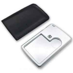 Loupe de Lecture 3X 6X, Loupe de Carte de cr&eacute;dit 4B-3 avec loupe de Poche &agrave; lumi&egrave;re LED (Lyingcat, neuf)