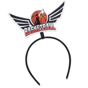 Bandeau de basket-ball confortable pour gar&ccedil;ons et filles en tissu sur le th&egrave;me du sport, accessoire de t&ecirc;te d'&eacute;quipe, esprit, cheerleader, bandeau de basket-ball (GCmandwe, neuf)
