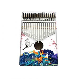 Hearda Kalimba 17 clés Instrument de Musique, Portable Pouce Piano Africain Marimba Kalimba Cadeau Kit avec Accordeur pour Enfants Débutant Amateurs de Musique Adultes (Phénix) (Hearda, neuf)