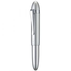 HONG DIAN Stylo plume M1 &agrave; pointe extra fine, argent et forme de sous-marin, mini stylo de voyage en aluminium (Eorfa Direct, neuf)