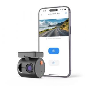 Compacte Dashcam Voiture, KAWA 1296P QHD Mini Caméra De Voiture - WDR/3D DNR avec Super Vision Nocturne, Surveillance De Stationnement 24H Et Capteur G, Nouvelle Dashcam Voiture 2025, Mini 3 (KAWA FR, neuf)