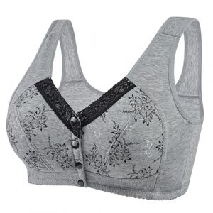 Chanpning Soutien Gorge Ouvert Devant sans Armature Brassière Sport Ouverture Devant Soft BH Soutien-Gorge Femme Soutien Gorge Pas Cher Brassières Fitness Yoga Sleep Lingerie (Blingko, neuf)
