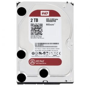 WD Disque Dur pour Ordinateur de Bureau NAS 3,5" avec Garantie WD Express Rouge 2 to (Primebridge, neuf)