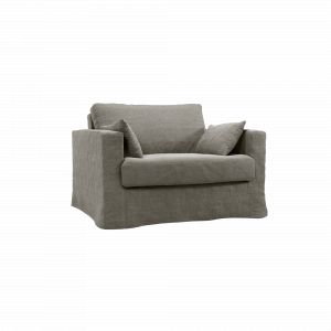 Fauteuil XL lin déhoussable Martigues