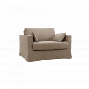 Fauteuil XL lin déhoussable Martigues