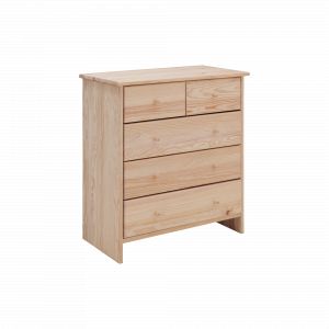 Commode bois massif 5 tiroirs Iris ESAT LE HAMEAU
