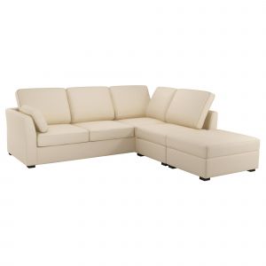 Canapé d'angle réversible tissu coton déhoussable Marbella