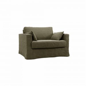 Fauteuil XL lin déhoussable Martigues