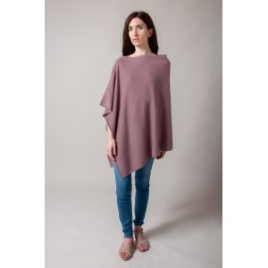 Poncho cachemire FABIOLA Taupe