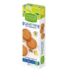 Le Moulin Du Pivert - Galettes bretonnes au sarrasin bio 100g