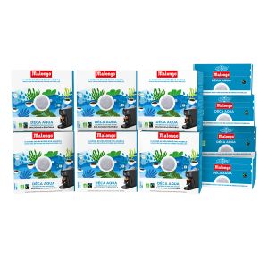 Malongo - Café en dosettes - Bio - Déca Aqua - 160 doses - 1.04 Kg
