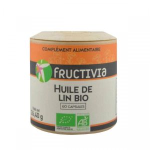 Fructivia - Huile de lin Bio 60 capsules