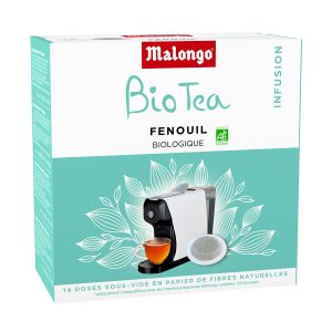 Malongo - Infusion - Fenouil bio en dosette - 0.016 Kg