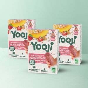 Yooji - x3 : Bâtonnets Fraise BIO - Dès 12M