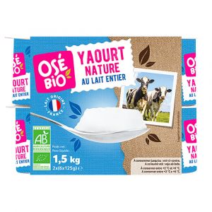 Osé Bio - Yaourt nature 12x125g