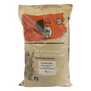 Autour Du Riz - Riz jasmin blanc du Cambodge bio 10kg