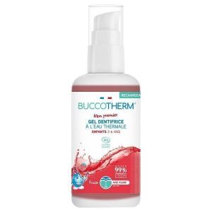 Buccotherm - Flacon rechargeable dentifrice enfants fraise 100ml