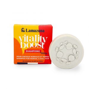 Lamazuna - Shampooing solide tous types de cheveux Vitality Boost 70g