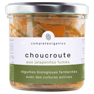 Completeorganics - Choucroute aux jalapeños fumés 210g