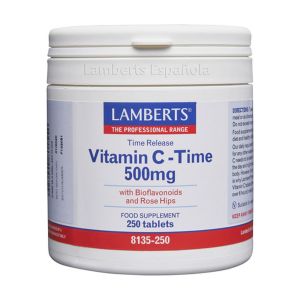 Lamberts - Vitamine C avec bioflavonoïdes à libération prolongée 250