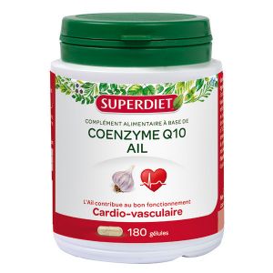 Superdiet - Coenzyme Q10 et ail 180 gélules