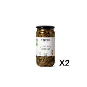 Ederki - Haricots verts extra fins 660g bio-lot de 2