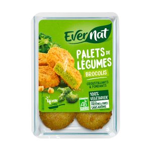 Evernat - Palets de légumes brocolis bio 180g