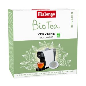 Malongo - Infusion - Verveine bio en dosette - 0.016 Kg