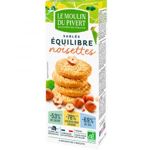 Le Moulin Du Pivert - Biscuits sablés Equilibre noisettes 200g