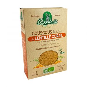 Lazzaretti - Couscous de lentilles corail bio 400g