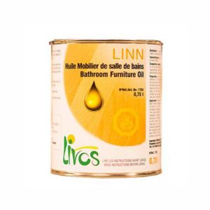 Livos - HUILE bois salle de bain LINN 1L/12m2 en 3 couches