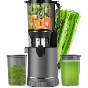 Vendos85 - Extracteur de Jus Lent 1,8L, Goulotte XL 147mm, 400W