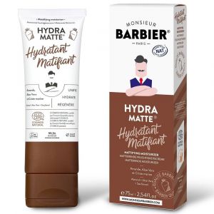 Monsieur Barbier - HYDRA MATTE - Crème Hydratante Matifiante Naturelle 75mL