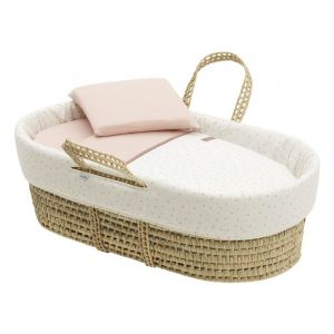 Cambrass - Couffin pour bébé Matelassé Magia Rose 39x80x25 cm