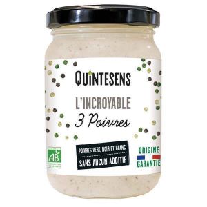Quintesens - L'Incroyable sauce aux 3 poivres 180g
