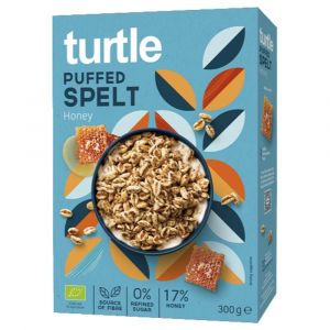 Turtle - Épeautre soufflé au miel 300g