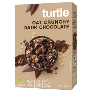 Turtle - Crunchy avoine et chocolat noir bio 250g