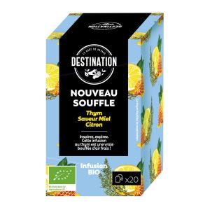 Destination - Infusion thym, citron et saveur miel bio x20