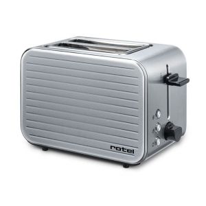 Rotel - Grille pain chromé avec 7 niveaux de réglages Rotel
