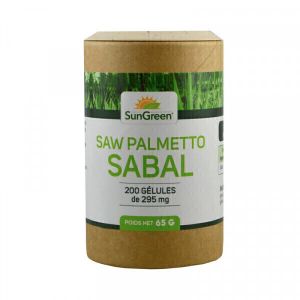Sungreen - Saw Palmetto (Sabal) - 200 gélules végétales de 295 mg